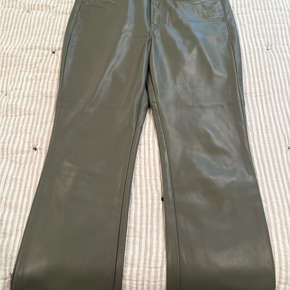 MOTHER Olive vegan leather jeans EUC 30 - Picture 5 of 8
